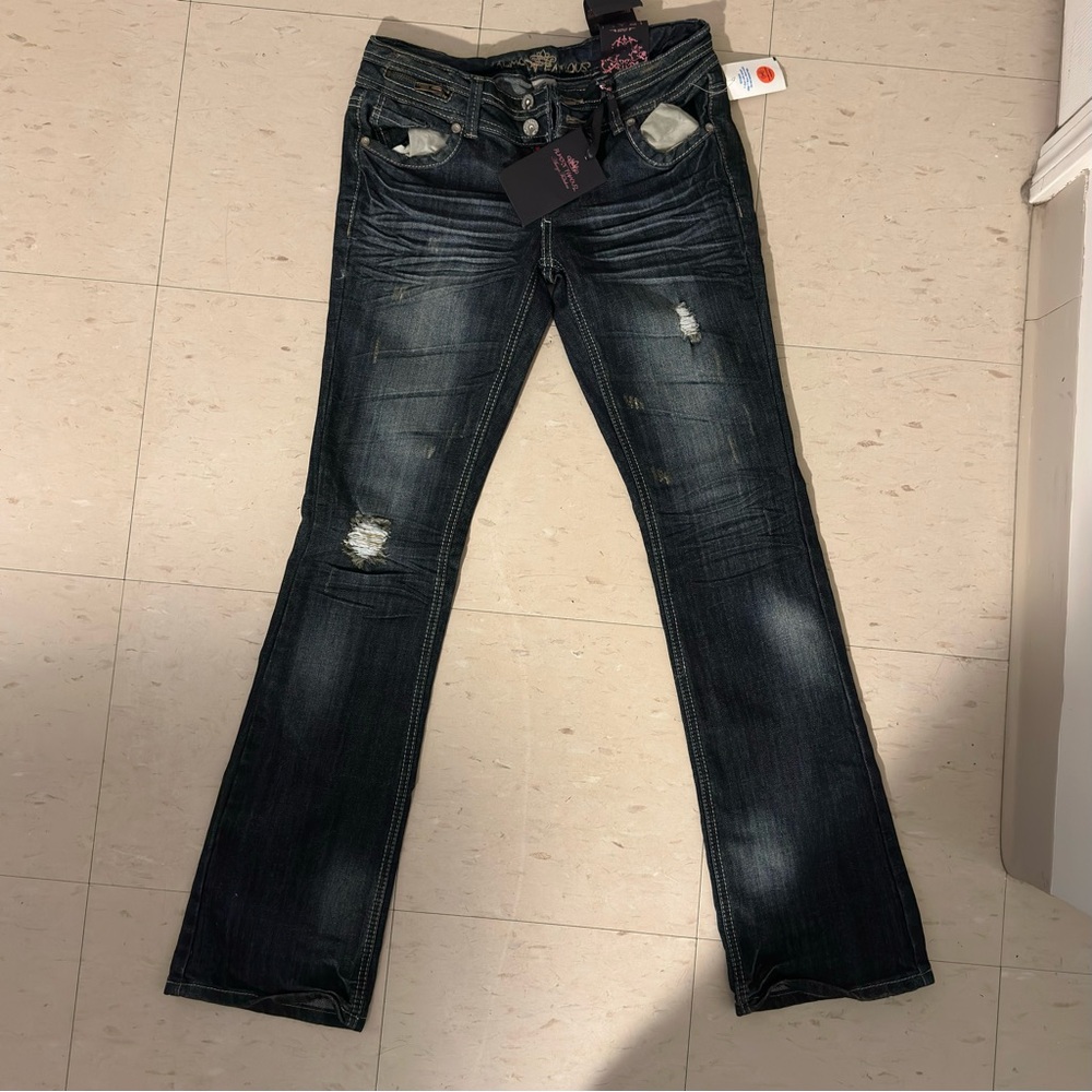 Almost Famous Black Flare Jeans